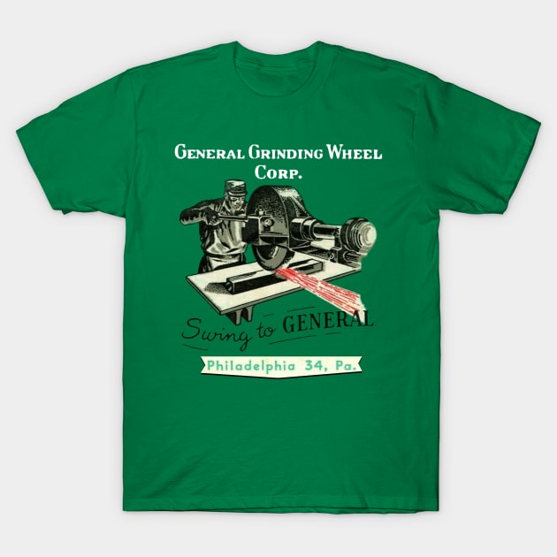 General Grinding Wheel Advert T-Shirt by lavdog